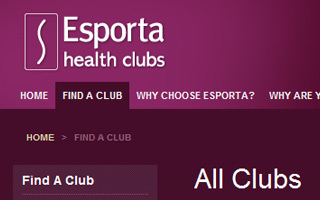 Link to Esporta work examples